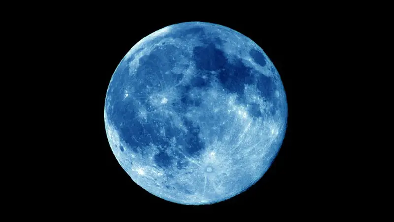 Ilustrasi Super Blue Moon (sumber: universetoday.com)